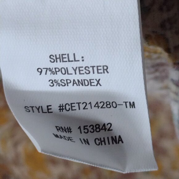 NWOT Melloday Women's Floral Blouse Size Large - Picture 8 of 9